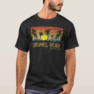 Camiseta Palm Tree Vintage México Cozumel Bea