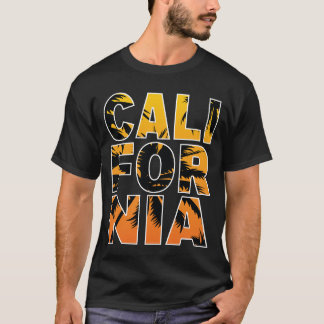 Camiseta Palm Trees de California llenas de letras T-Shirt