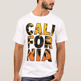 Camiseta Palm Trees de California llenas de letras T-Shirt