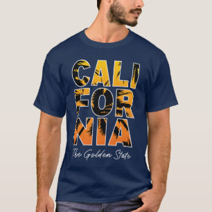 Camiseta Palm Trees de California llenas de letras T-Shirt