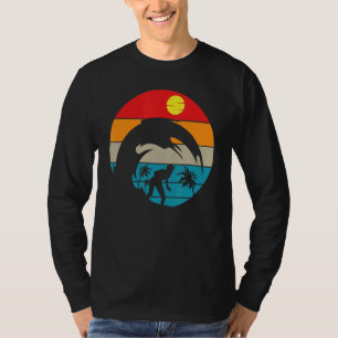 Camiseta Palm Trees Tropical Surfboard Retro