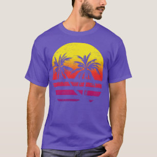 Camiseta Palm Trees Tropicales Sunset Beach Island verano S