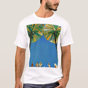 Camiseta Palm Trees Vintage Cote D'Azur T-Shirt