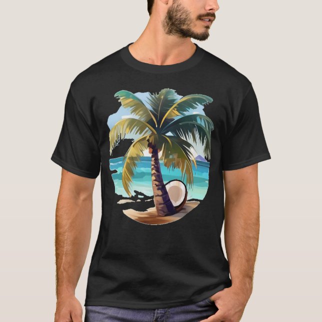 Camiseta Palm Y Coco (Anverso)