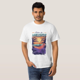 Camiseta Palma de Mallorca, diseño de playa España