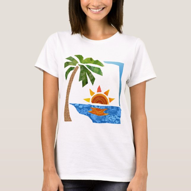 Camiseta Palma, Sun y mar (Anverso)