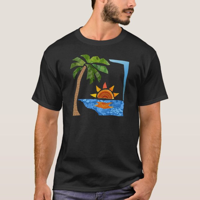 Camiseta Palma, Sun y mar (Anverso)