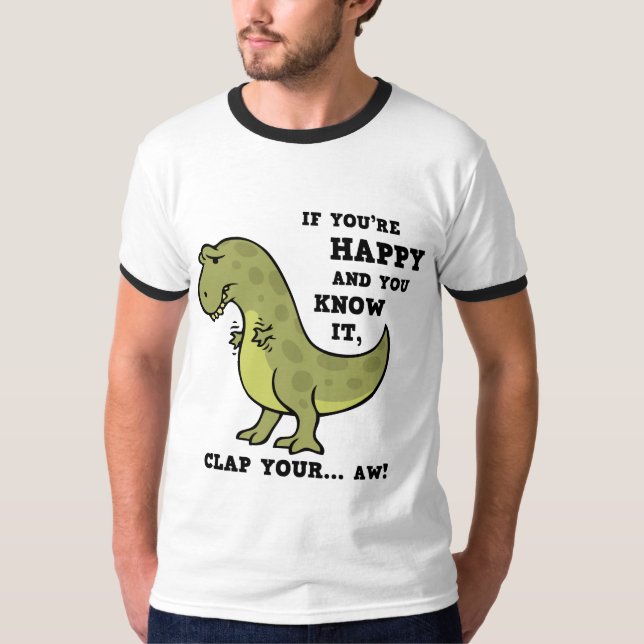 Camiseta Palmada II de T-Rex (Anverso)