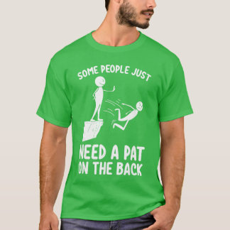 Camiseta Palmadita en la Espalda Diseño Divertido Adulto Sa