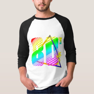 Camiseta Palmares coloridos de la puesta del sol de los 80