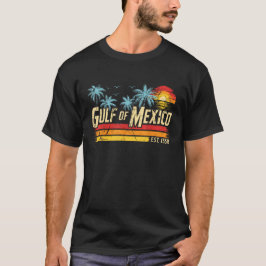 Camiseta Palmas del Golfo de México Vacaciones de verano 