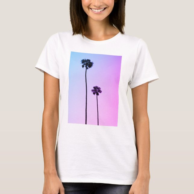 Camiseta Palmas gemelas Miami (Anverso)