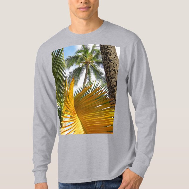 Camiseta Palmas hawaianas (Anverso)