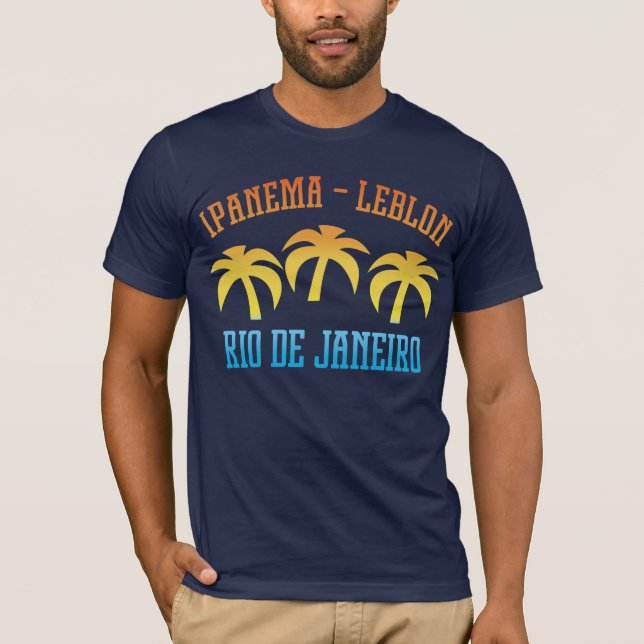 Camiseta Palmas Río de Ipanema Leblon (Anverso)