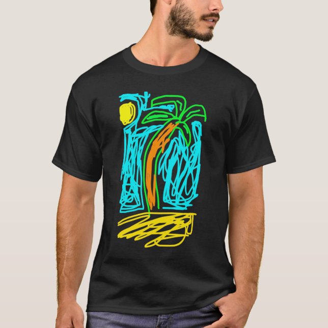 Camiseta palmera (Anverso)