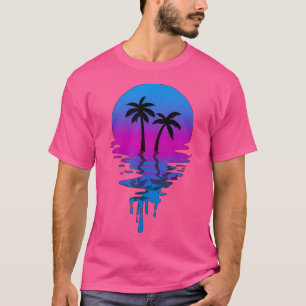 Camiseta Palmera al Atardecer