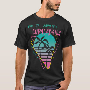 Camiseta Palmera de Copacabana Río Vacation Beach Surf Océa