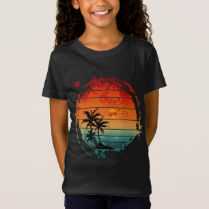 Camiseta palmera de sol de moda