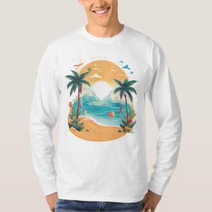 Camiseta palmera de Sun Beach