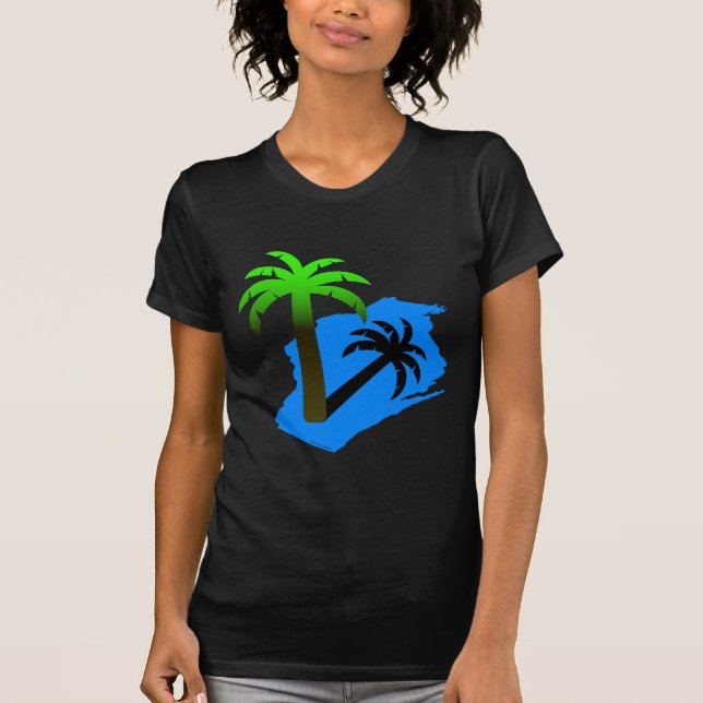 Camiseta Palmera de Wisconsin (Anverso)
