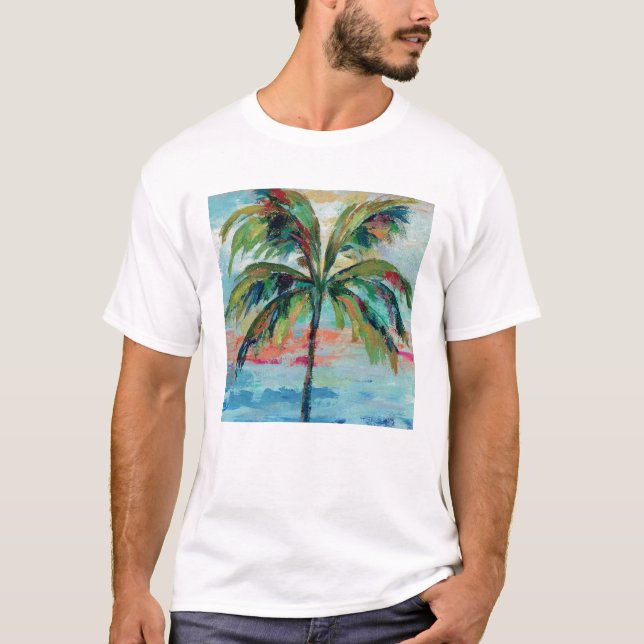 Camiseta Palmera tropical del | (Anverso)