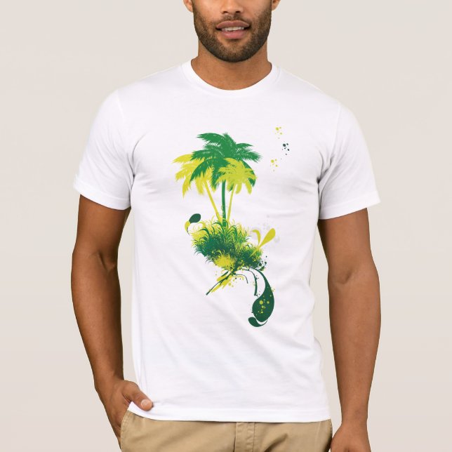 Camiseta Palmera verde (Anverso)