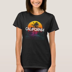 Camiseta Palmeras al Atardecer Playa Vacaciones de Verano R