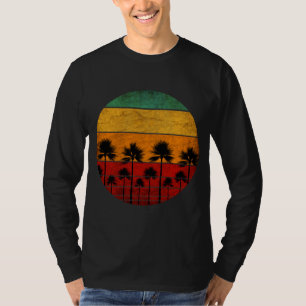 Camiseta palmeras al atardecer T-Shirt