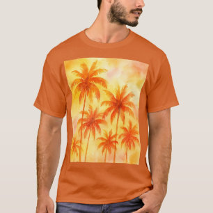 Camiseta palmeras cálidas 