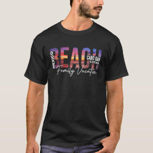 Camiseta Palmeras de Cabo San Lucas Playa Vacaciones México