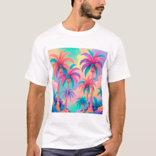 Camiseta Palmeras de colores