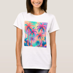 Camiseta Palmeras de colores