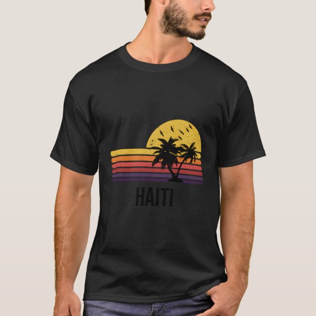 Camiseta Palmeras de Haití (Anverso)