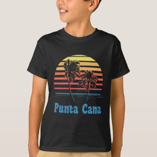 Camiseta Palmeras de la puesta del sol de la República