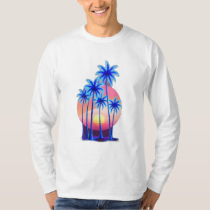 Camiseta Palmeras de neón