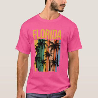 Camiseta Palmeras de verano en Florida