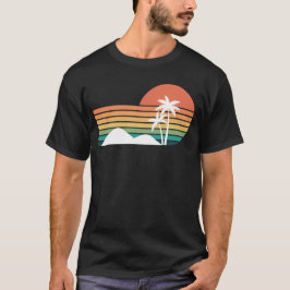 Camiseta Palmeras en el diseño de la puesta de sol de Guay 