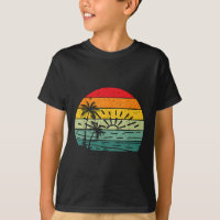 Palmeras Estilo Retro Vintage Verano Tropical 80s