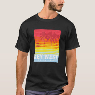 Camiseta Palmeras retro de palmeras del oeste de Florida
