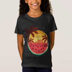 Camiseta Palmeras Tropicales De Fruta Exótica Agua De Veran