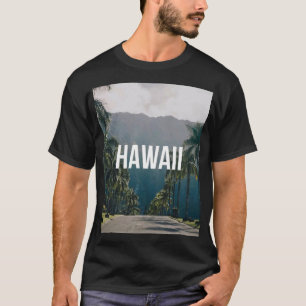 Camiseta Palmeras Tropicales Hawaianas Estética