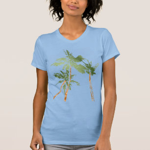 Camiseta Palmeras Tropicales Palmeras de Coco Hawaii