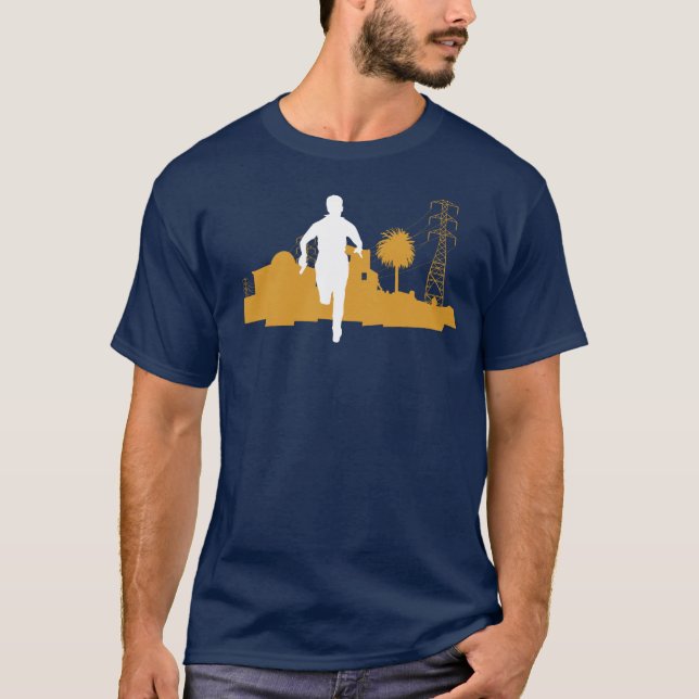 Camiseta Palmeras y armas (Anverso)