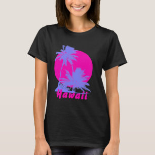 Camiseta Palmeras y playa de Hawaii
