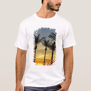 Camiseta Palmeras y puesta de sol, playa de Mindil