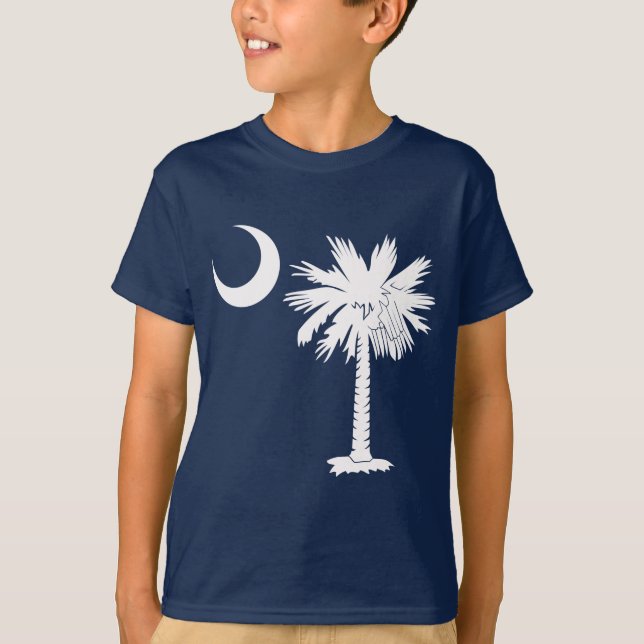 Camiseta Palmetto blanco (Anverso)