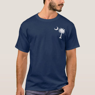 Camiseta Palmetto blanco del bolsillo
