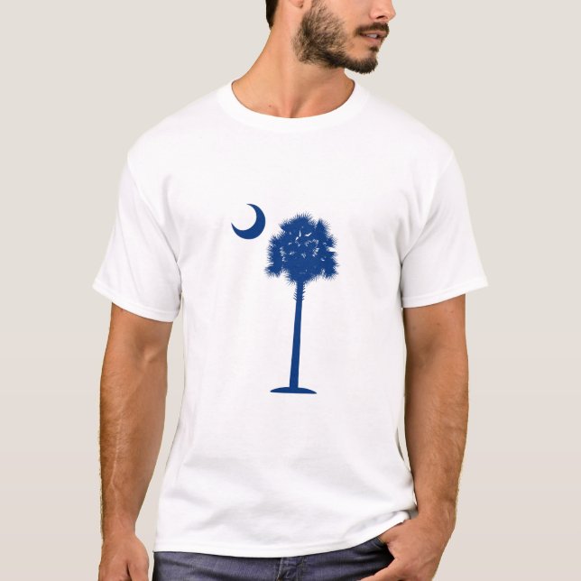 Camiseta Palmetto de Carolina del Sur y luna del creciente (Anverso)