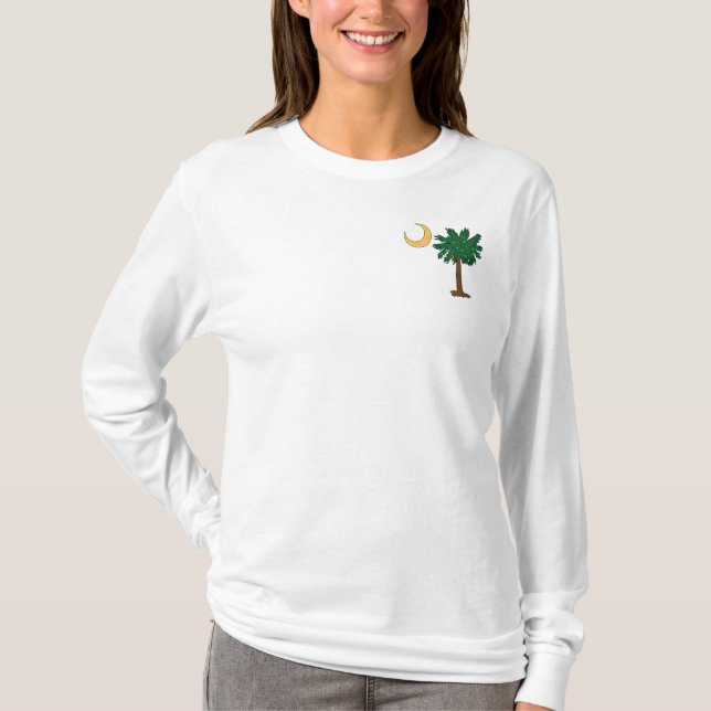 Camiseta Palmetto del bolsillo del navidad (Anverso)