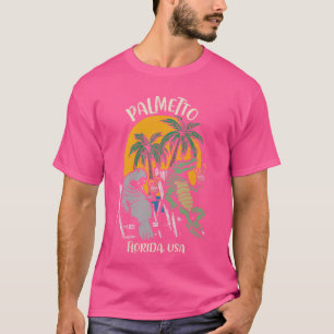 Camiseta Palmetto Florida Estados Unidos Funny Manatee Alli